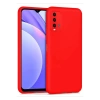 Newface Xiaomi Redmi 9T Kılıf Nano içi Kadife Silikon - Kırmızı
