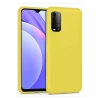Newface Xiaomi Redmi 9T Kılıf Nano içi Kadife Silikon - Sarı