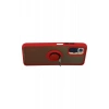 Newface Xiaomi Redmi Note 10 Kılıf Montreal Yüzüklü Silikon Kapak - Kırmızı