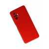 Newface Xiaomi Redmi Note 10 Pro Kılıf Nano içi Kadife Silikon - Kırmızı