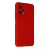 Newface Xiaomi Redmi Note 12 5G Kılıf Nano içi Kadife Silikon - Kırmızı