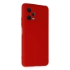 Newface Xiaomi Redmi Note 12 5G Kılıf Nano içi Kadife Silikon - Kırmızı