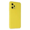Newface Xiaomi Redmi Note 12 5G Kılıf Nano içi Kadife Silikon - Sarı