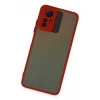 Newface Xiaomi Redmi Note 12S Kılıf Montreal Silikon Kapak - Kırmızı