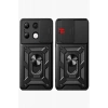 Newface Xiaomi Redmi Note 13 4G Kılıf Pars Lens Yüzüklü Silikon - Kırmızı