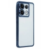 Newface Xiaomi Redmi Note 13 Pro 5G Kılıf Razer Lensli Silikon - Sierra Blue