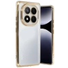 Newface Xiaomi Redmi Note 14 Pro 5G Kılıf Razer Lensli Silikon - Gold