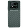 Newface Xiaomi Redmi Note 14 Pro Plus Kılıf Auto Focus Karbon Kapak - Koyu Yeşil