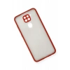 Newface Xiaomi Redmi Note 9 Kılıf Montreal Silikon Kapak - Kırmızı