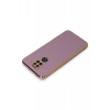 Newface Xiaomi Redmi Note 9 Kılıf Volet Silikon - Mor