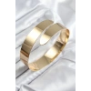 Pirinç Sarmal Model Gold Renk Pazu Bileklik
