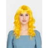 Sarı Renk Uzun Dalgalı Parti Peruğu