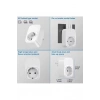 Tekli Yüksek Voltaj Korumalı Duvar Prizi 2x Type-c 1x Usb Çıkışlı Priz Grup Priz Çoğaltıcı Siyah