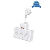 Termal Akım Korumalı 3’lü Duvar Tipi Priz 1x Usb 2x Type-c Çıkışlı Grup Priz Çoğaltıcı (3500w)