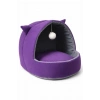 Trompets Mor Kulaklı Yıkanabilir Kedi Ve Köpek Yatağı