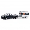Üreticiniz 1/64 2023 Ram 2500 With Small Cargo Trailer Model Araba