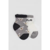 Üreticiniz 2li Love Dog Penye Soket Çorap 10118 Gri