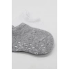 Üreticiniz 2li Sneakers Kaymaz Basic Penye Çorap 20103 Gri Beyaz