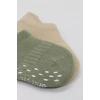 Üreticiniz 2li Sneakers Kaymaz Colours Penye Çorap 20104 Nil Bej