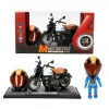 Üreticiniz 5835 Motosiklet 1 14  Kasklı Figür Pb 3r Ses Işık
