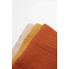 Üreticiniz 6lı Müslin Mendil 20x20 Cm 90106 Kiremit Bej Hardal