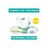 Üreticiniz Aqua Pure Islak Havlu Mendil 9lu 432 Yaprak