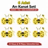 Üreticiniz Arı Kostüm Seti – Kanat Taç Asa