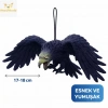 Üreticiniz Asılabilir Lateks Kartal Dekor Süsü Siyah 17-18 Cm