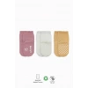 Üreticiniz Basic Kaymaz Penye Soket Çorap 3lü Bs10107 Pudra Ekru Somon