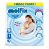 Üreticiniz Bebek Bezi Fırsat Paketi 1 Beden 2-5 Kg 82 Adet