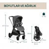 Üreticiniz Bellagio Bebek Arabası Black Satin