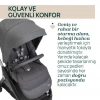 Üreticiniz Bellagio Bebek Arabası Black Satin