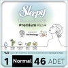 Üreticiniz Bio Natural Premium Plus Mega Normal Ped 46 Adet