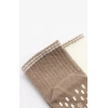 Üreticiniz Çemberli Basic Penye Kaymaz Soket Çorap 2li 10146 Kahve