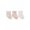 Üreticiniz Cherry Girl 3lü Penye Soket Çorap 10138 Ekru