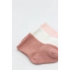 Üreticiniz Cherry Girl 3lü Penye Soket Çorap 10138 Pudra