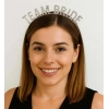 Üreticiniz Gümüş Renk Team Bride Taç Plastik – Gelin Ve Nedime Tacı