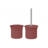 Üreticiniz Ham+hüp Pipetli Silikon Bardak Seti Velvet Rose / Powder Grey