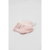 Üreticiniz Little Girl Penye Soket Çorap 2li 10139 Pembe Ekru