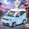 Üreticiniz Lz-1131  balon Arabası Mavi 875 Parça Block Oyuncak