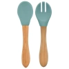 Üreticiniz Mama Kaşığı Ve Çatal Seti Aqua Green