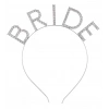 Üreticiniz Mega Boy Kristal Taşlı Gümüş Bride Taç Gelin Tacı 20x21 Cm