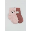 Üreticiniz Nessiworld Bear Penye Soket Çorap 2li Bs10116 Pembe(adet Fiyatıdır)