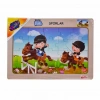 Üreticiniz Ony-85-86-87-88 Ahşap Eğitici Puzzle Sporlar -onyıl