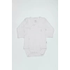Üreticiniz Organik Natural Basic Style Kruvaze Uzun Kol Body Bs17102 Beyaz