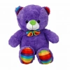 Üreticiniz Oturan Kurdeleli Renkli Peluş Ayı 30 Cm