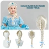 Üreticiniz Platin Altın Dore Renk Karlar Ülkesi Elsa Frozen Peruğu Çocuk Boy