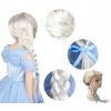 Üreticiniz Platin Altın Dore Renk Karlar Ülkesi Elsa Frozen Peruğu Çocuk Boy