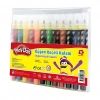 Üreticiniz Play-doh 12 Renk Üçgen Fırça Uçlu Kalem Pp Kutu