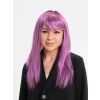 Üreticiniz Rose Pembe Renk Düz Kesim Uzun Parti Peruğu Takma Saç